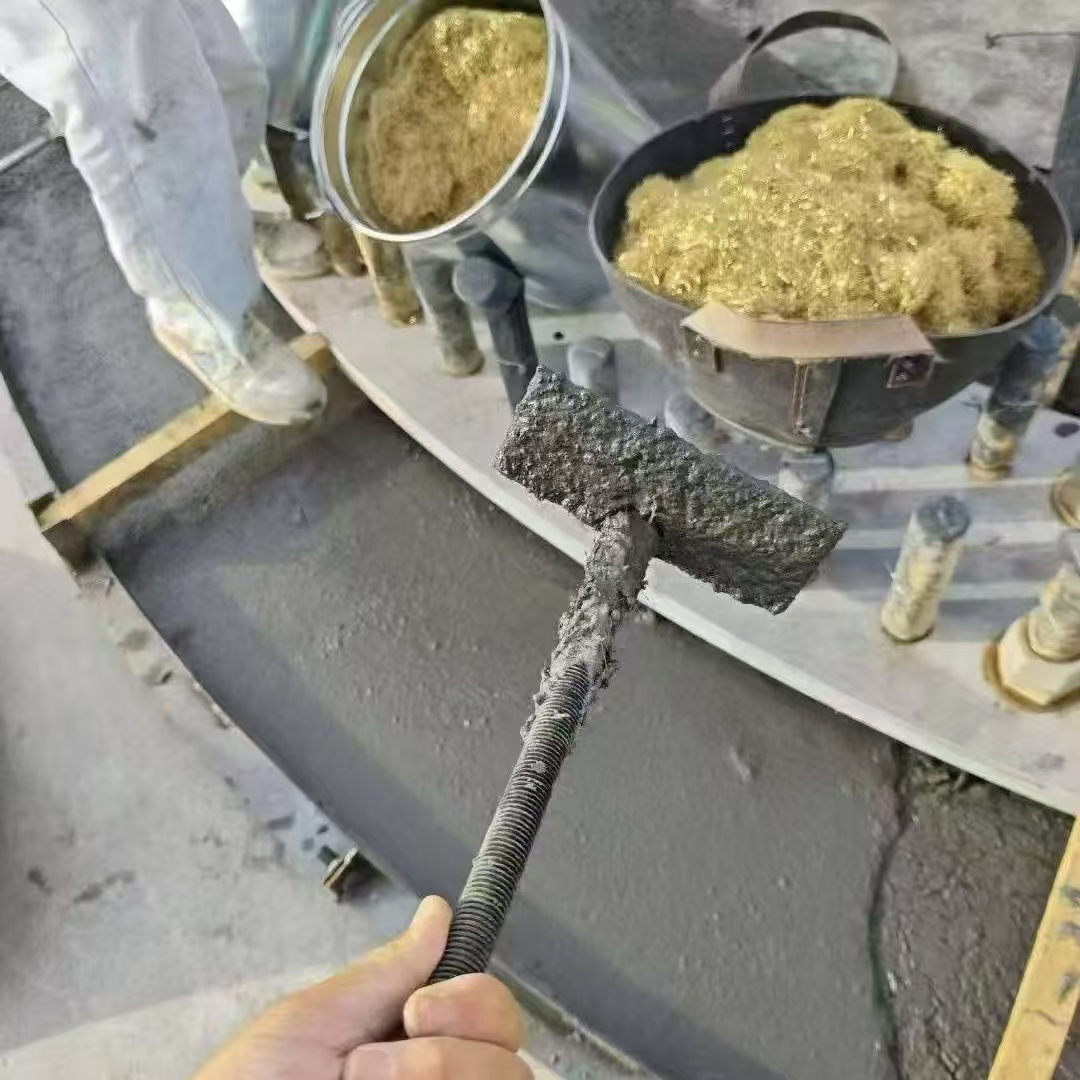 泗洪C120钢纤维高强无收灌浆料 轧机压缩机汽轮机发电机锻压设备底座灌浆材料